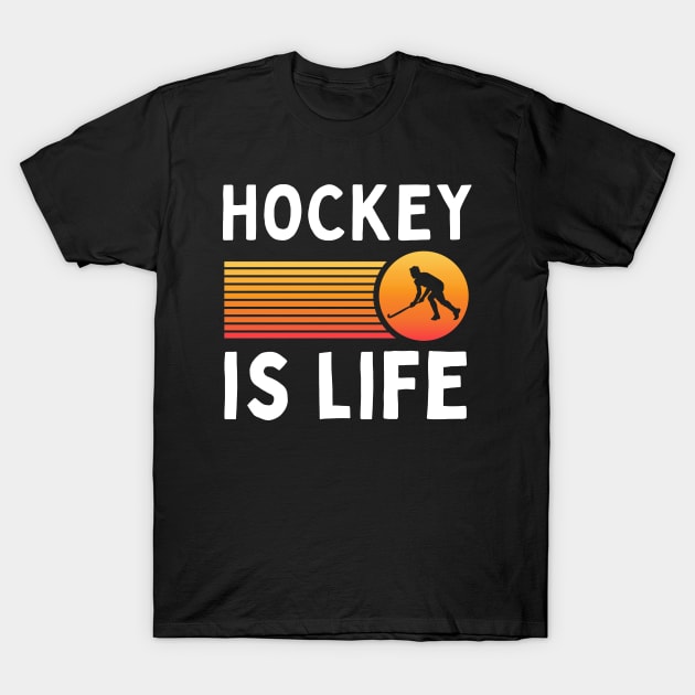 Field Hockey T-Shirt by footballomatic